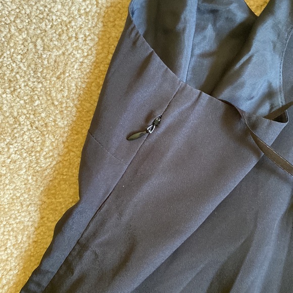 J. Crew black dress 2 mini spaghetti strap sleeveless little black dress LBD - Picture 6 of 7